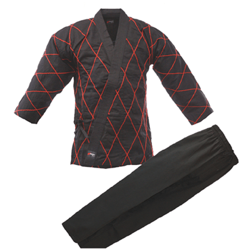 Hap Ki Do Uniform Set, Black w. Red – M T I